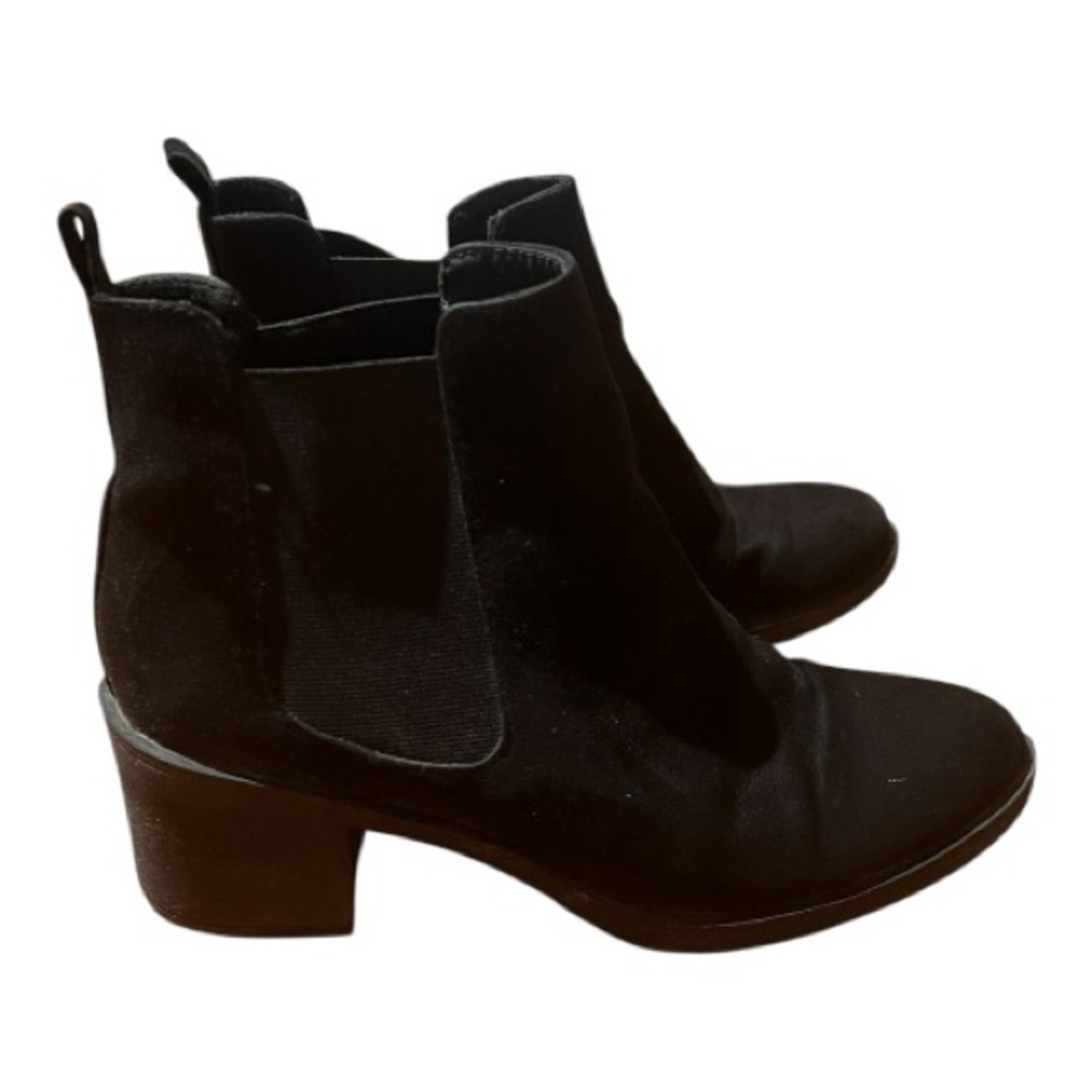 Divided Black Ankle Boots